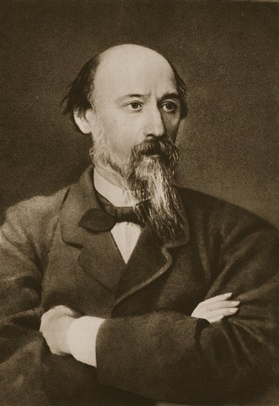 Nikolai Nekrasov door Ivan Nikolaevich Kramskoy